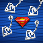 Superman Navelpiercing - Piercings4you